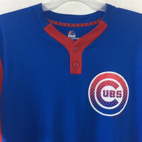 Men MLB Chicago Cubs Coach Jersey size L - Picture 2 of 5